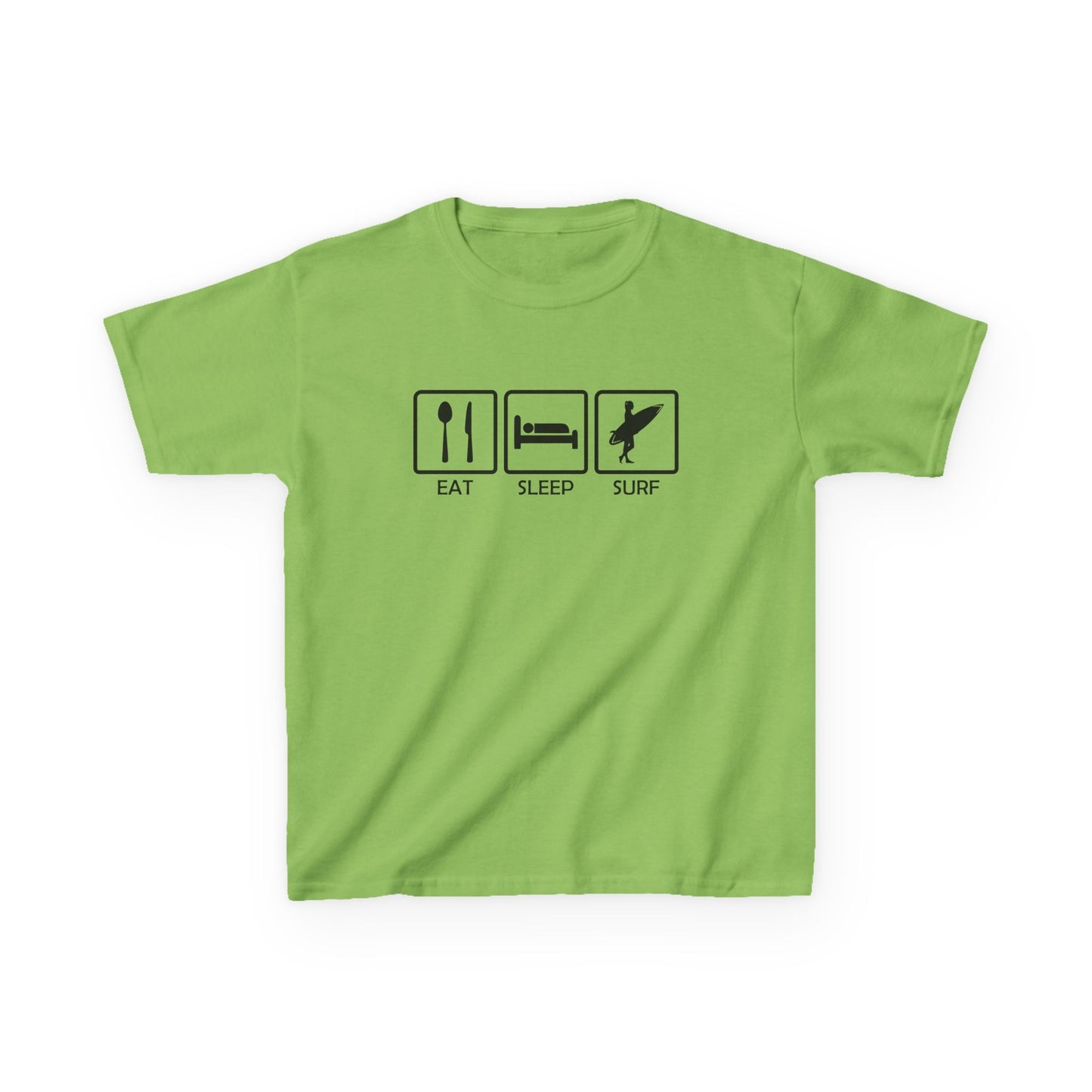 Eat, Sleep, Surf - Kids Heavy Cotton Tee
