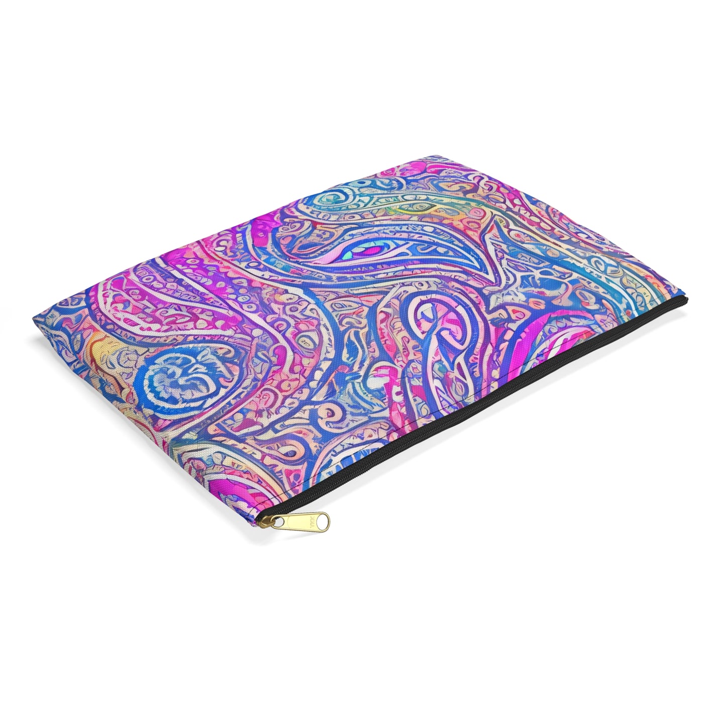 Multicolor Abstract -  Accessory Pouch / Makeup Case / Travel Pouch / Pencil Case / Art Case