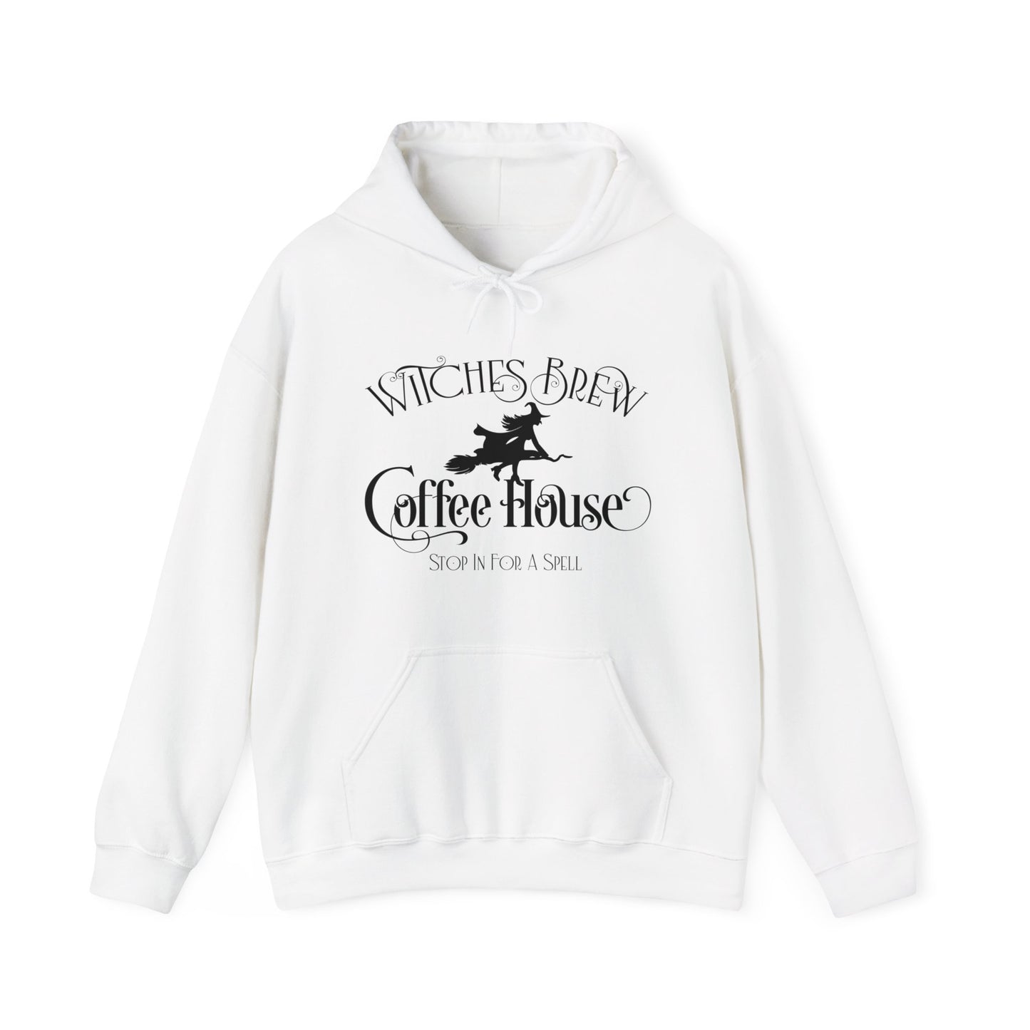 Halloween - Witches Brew Coffee House - Stop in for a Spell - Trick or Treat - Mystical - Vintage - Unisex Heavy Blend™ Hooded Sweatshirt