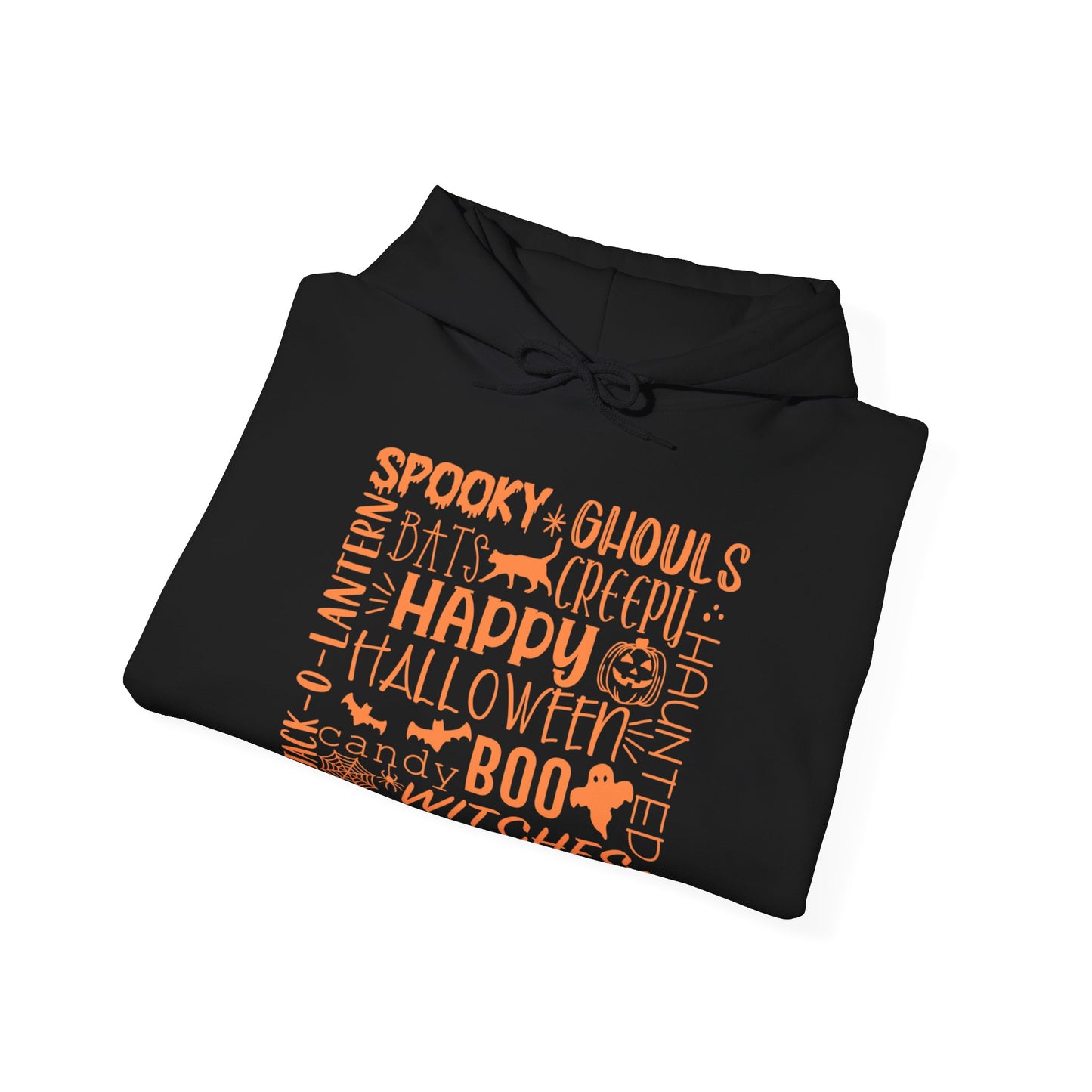 Halloween - Trick or Treat - Boo - Ghost - Pumpkin - Candy - Unisex Heavy Blend Hooded Sweatshirt