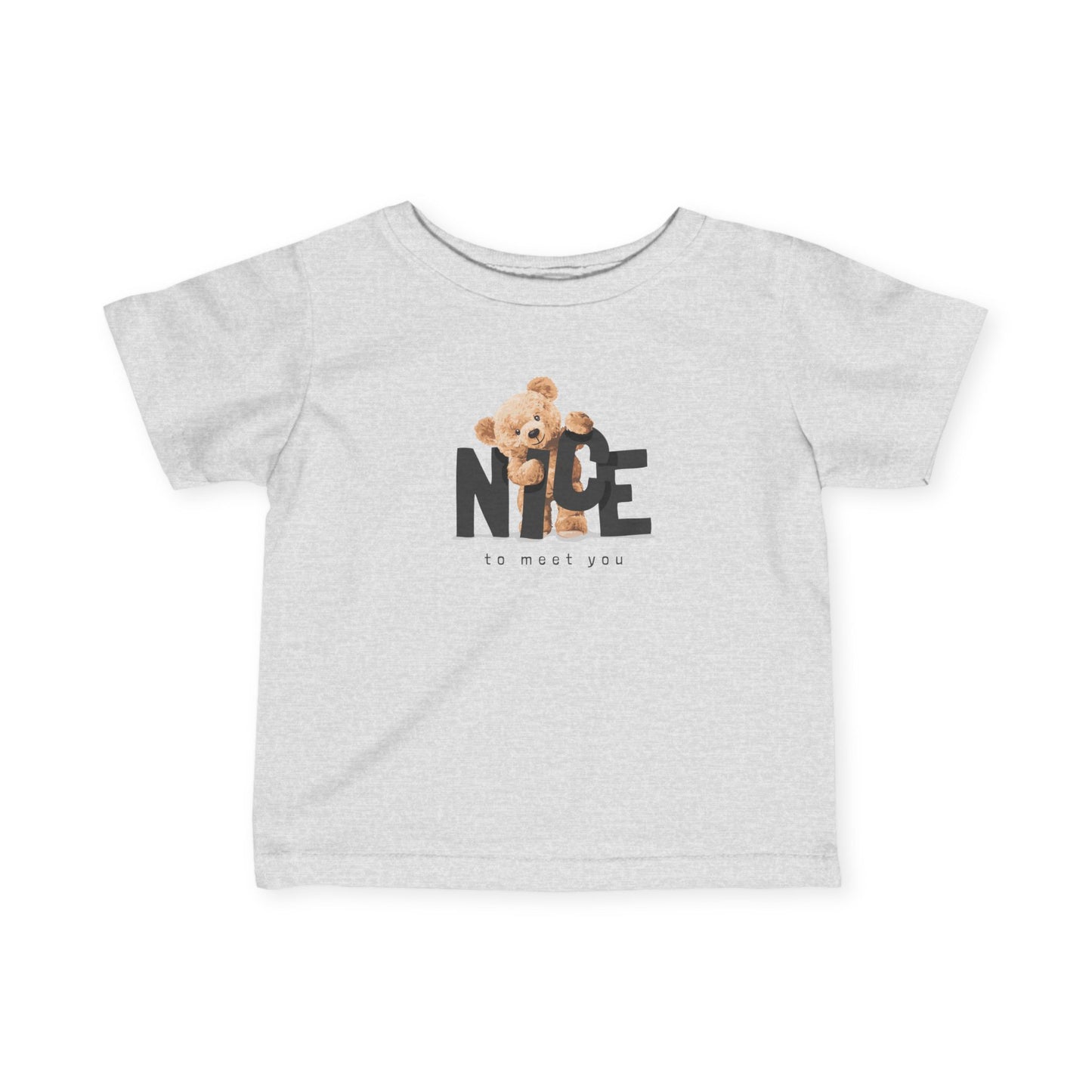 Nice to Meet You Bear - Infant Fine Jersey Tee
