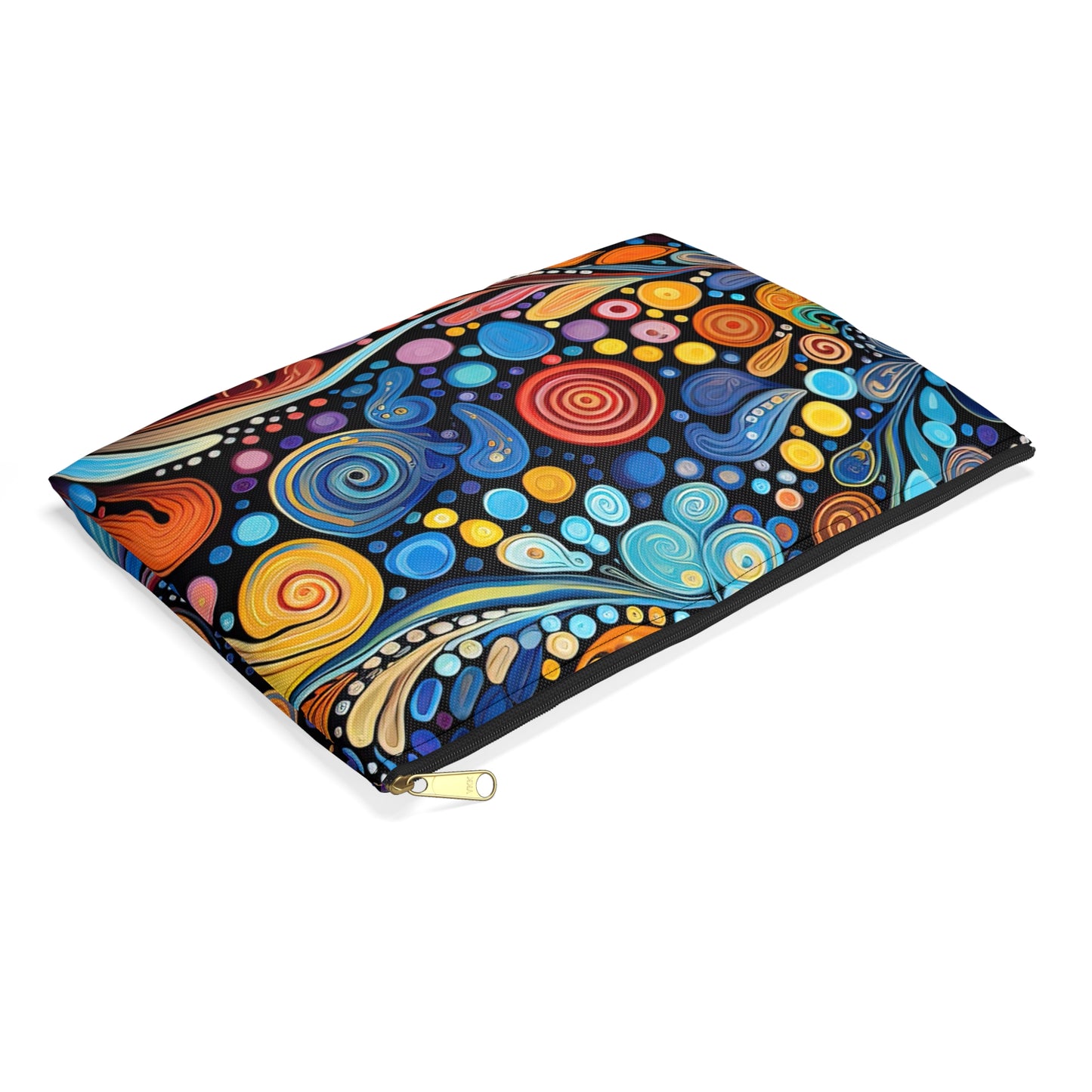 Amazing Colorful Psychedelic Swirls 1.6 - Accessory Pouch / Makeup Case / Travel Pouch / Pencil Case / Art Case