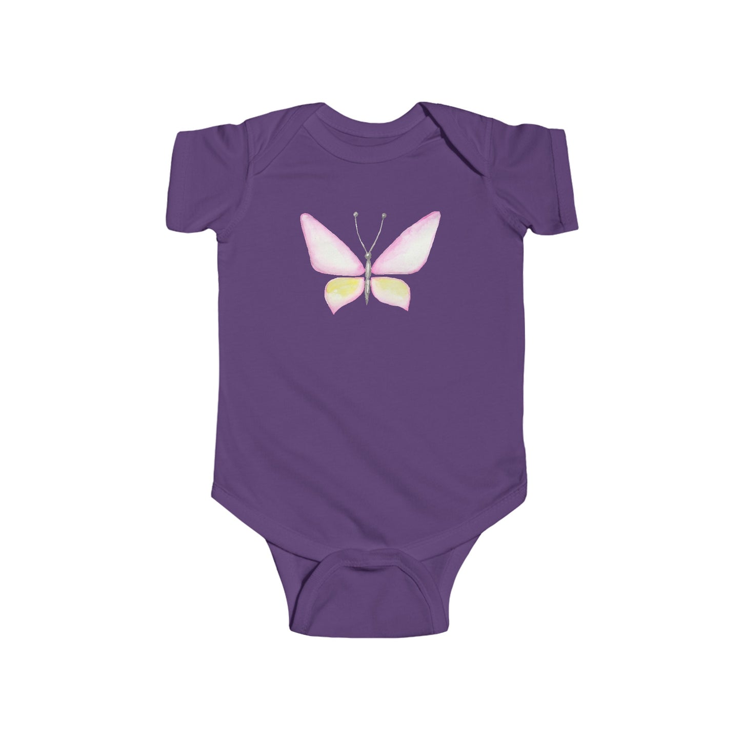 Watercolor Butterfly - Infant Fine Jersey Bodysuit