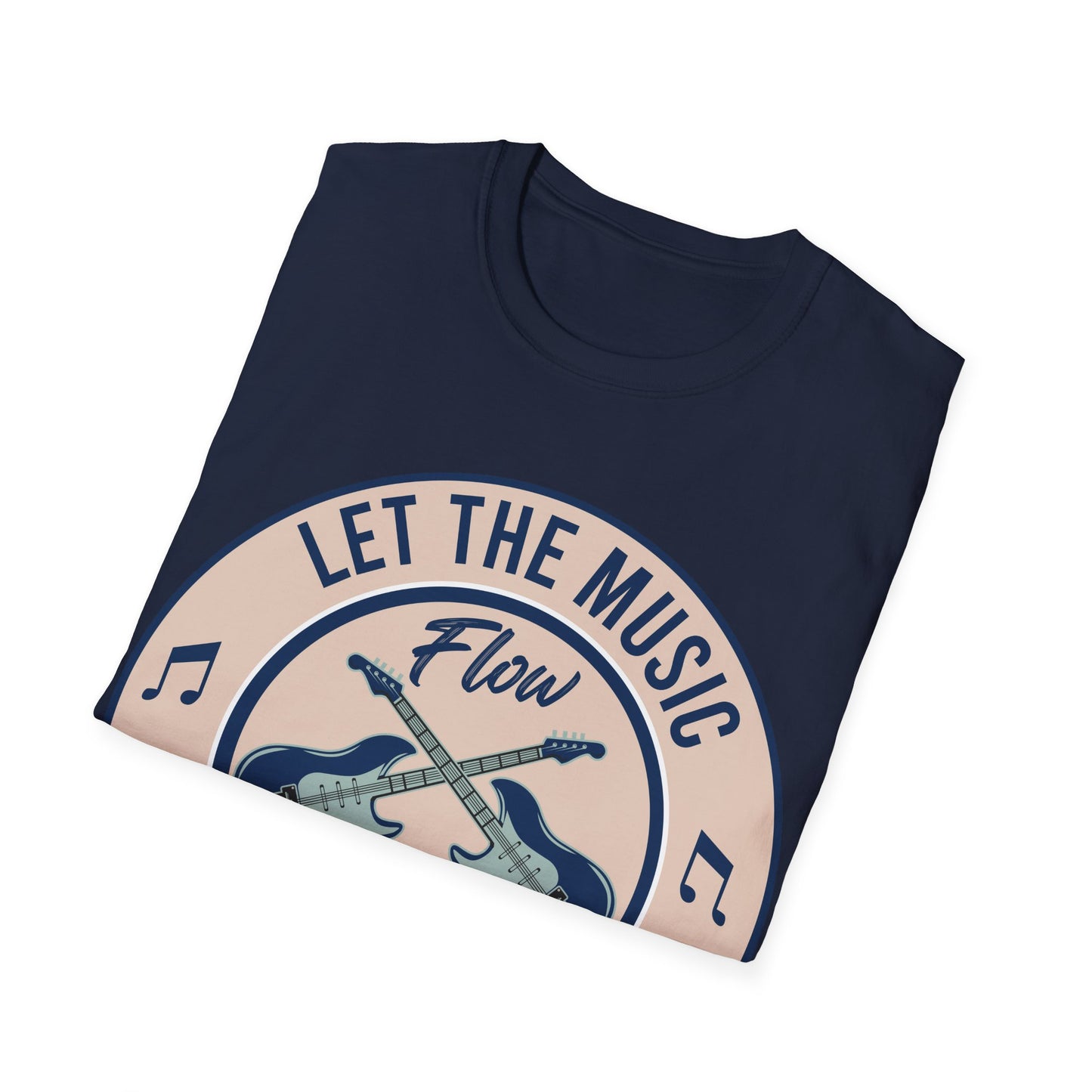 Let the Music Flow and Enrich Your Soul - Unisex Softstyle T-Shirt