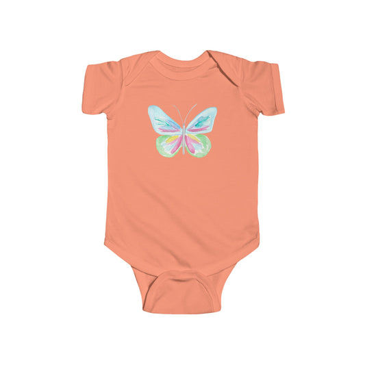 Watercolor Butterfly - Infant Fine Jersey Bodysuit