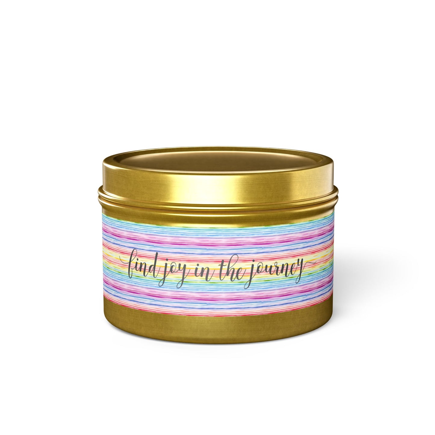 Find Joy in the Journey - Inspirational - Mindfulness & Self-Care - Scented Tin Candle