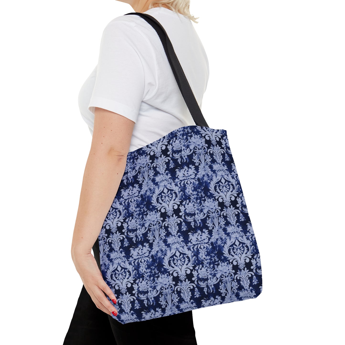 Beautiful - Vintage Deep Blue Damask 62 - Useful, Multipurpose Bag - Tote Bag (AOP)