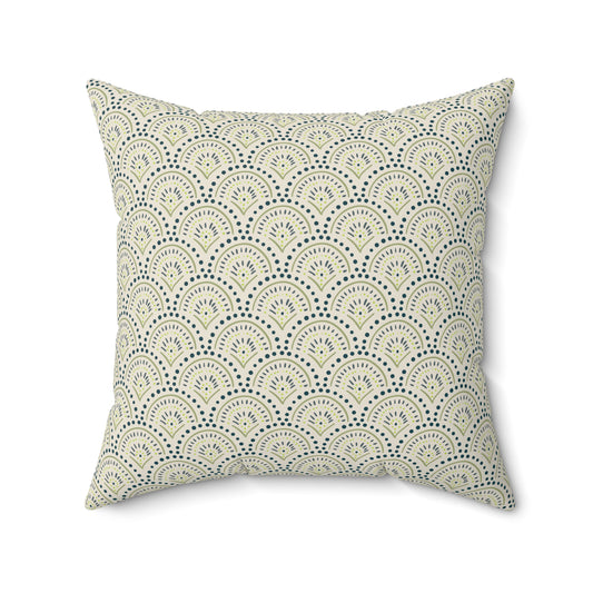 Boho Vibes Pattern 7.12- Faux Suede Square Pillow