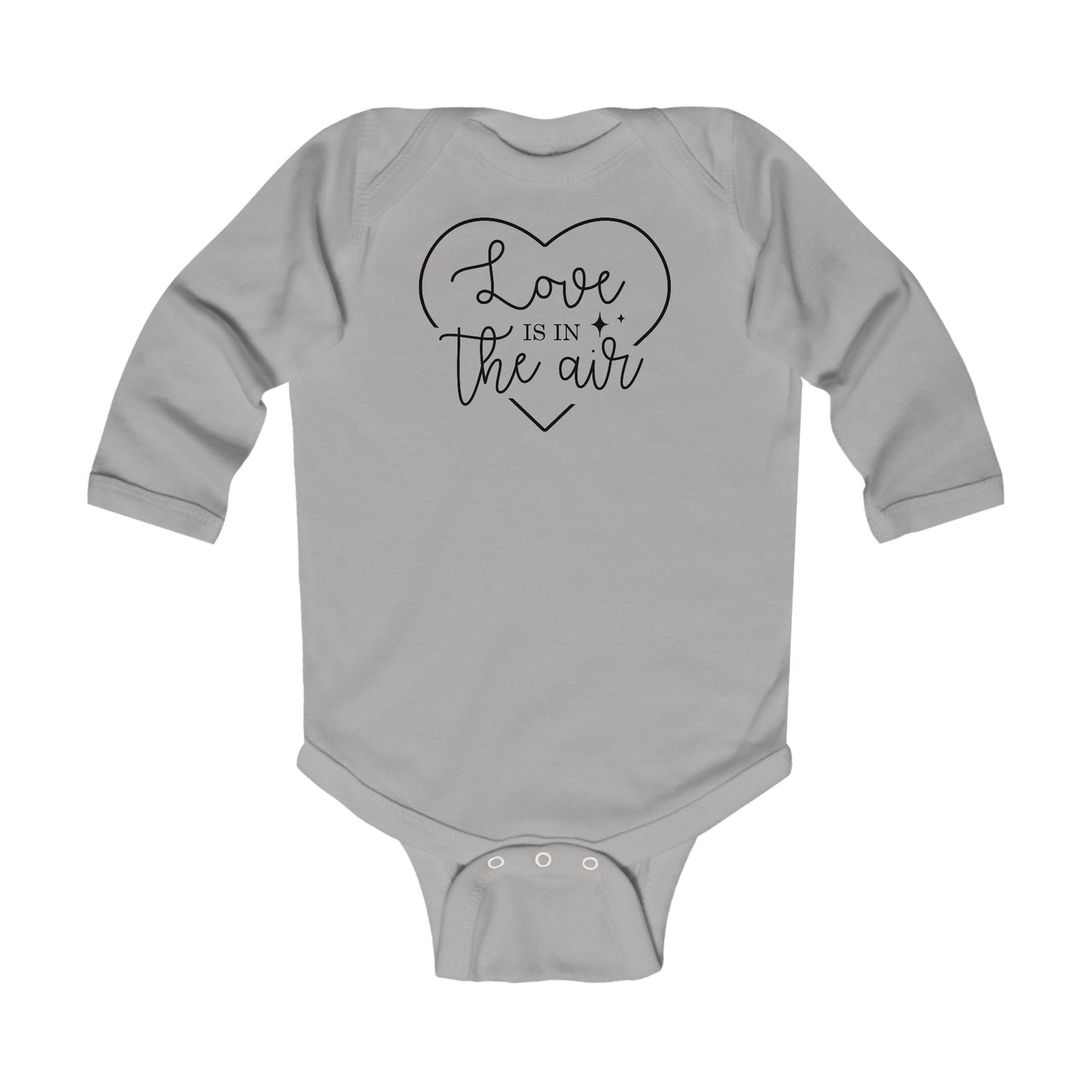 Love is in the Air - Heart - Infant Long Sleeve Bodysuit