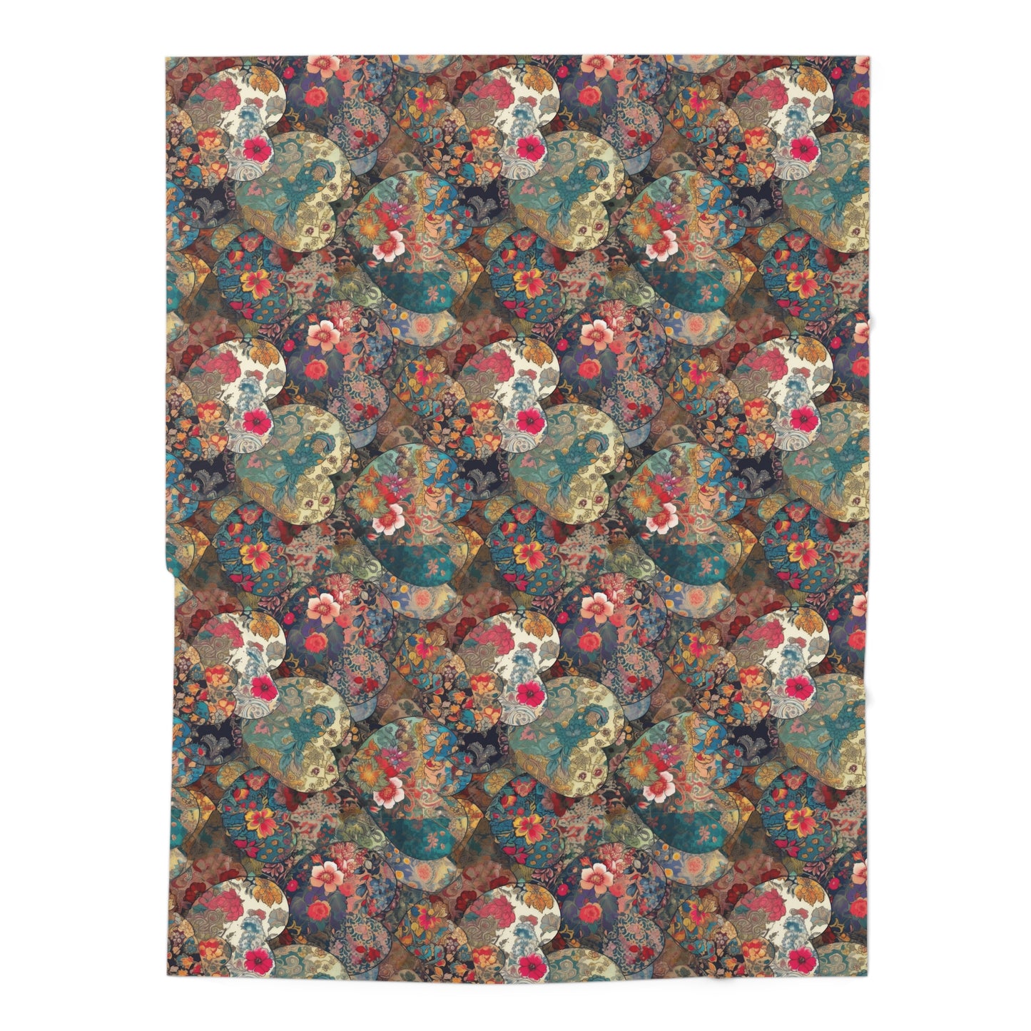 Fabric Hearts 1.6 - Baby Swaddle Blanket