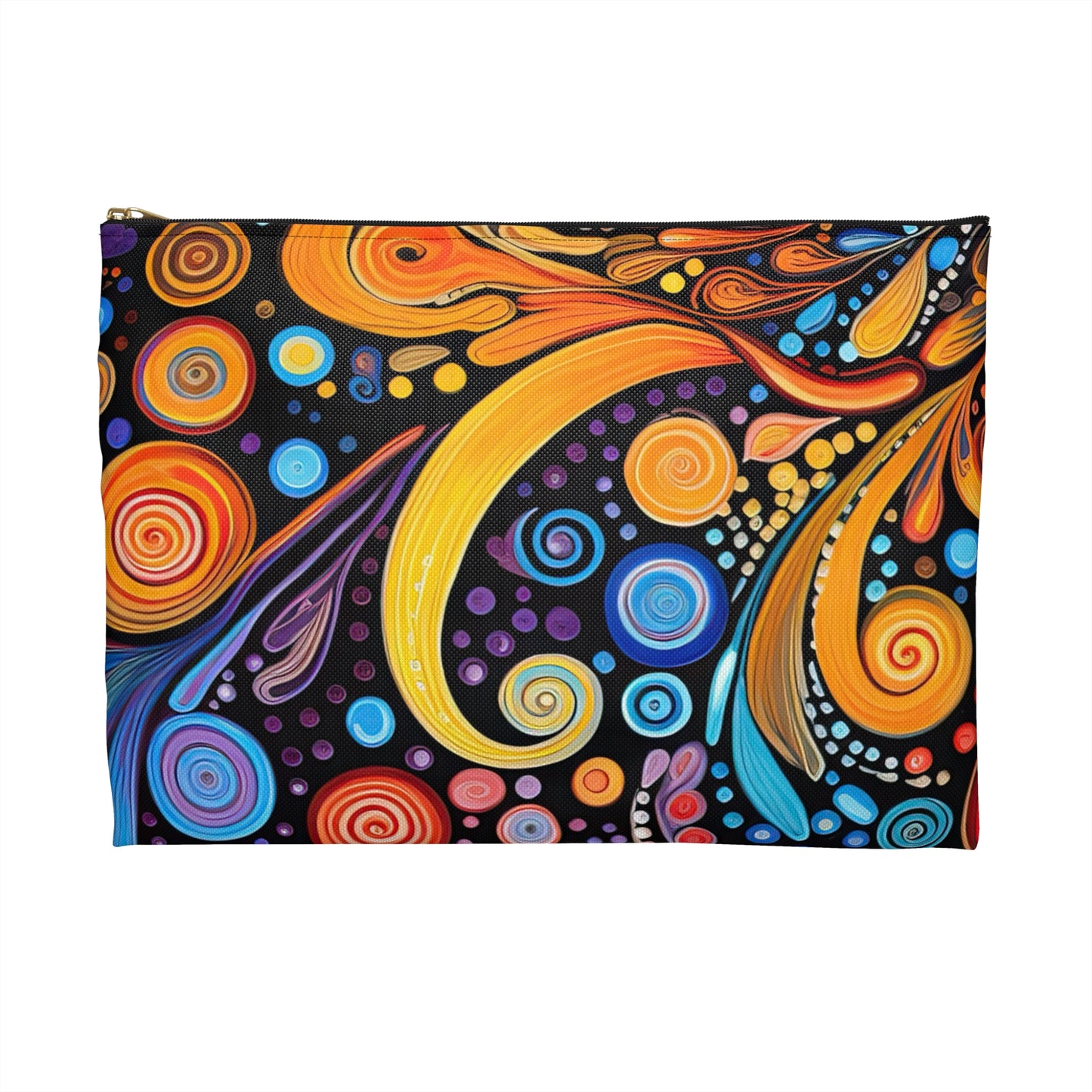 Amazing Colorful Psychedelic Swirls 1.6 - Accessory Pouch / Makeup Case / Travel Pouch / Pencil Case / Art Case