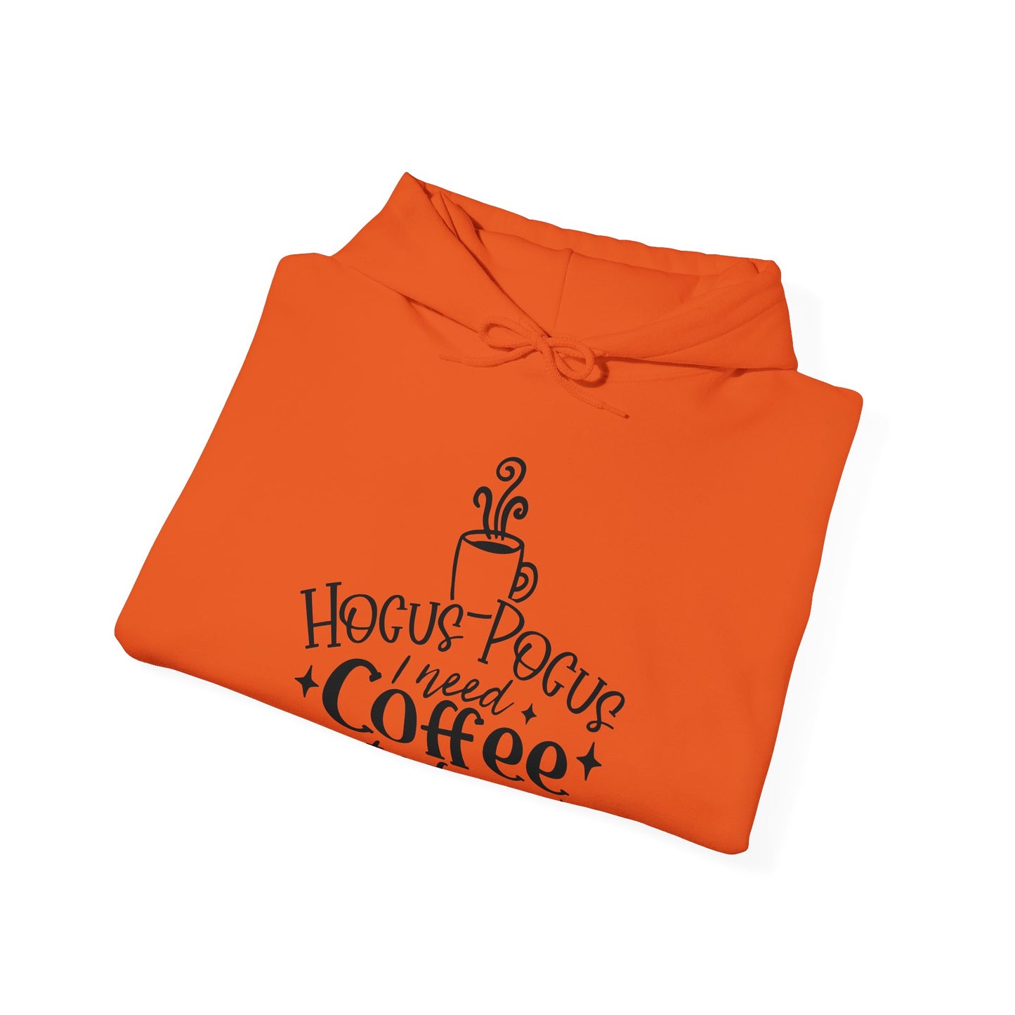 Halloween - Hocus Pocus I Need Coffee to Focus - Unisex Heavy Blend Hooded Sweatshirt