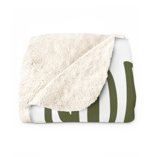 Christmas Subway - Funny Christmas - Sherpa Fleece Blanket
