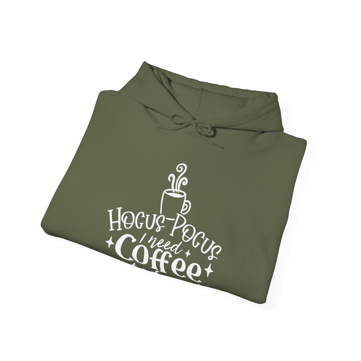 Halloween - Hocus Pocus I Need Coffee to Focus - Unisex Heavy Blend Hooded Sweatshirt