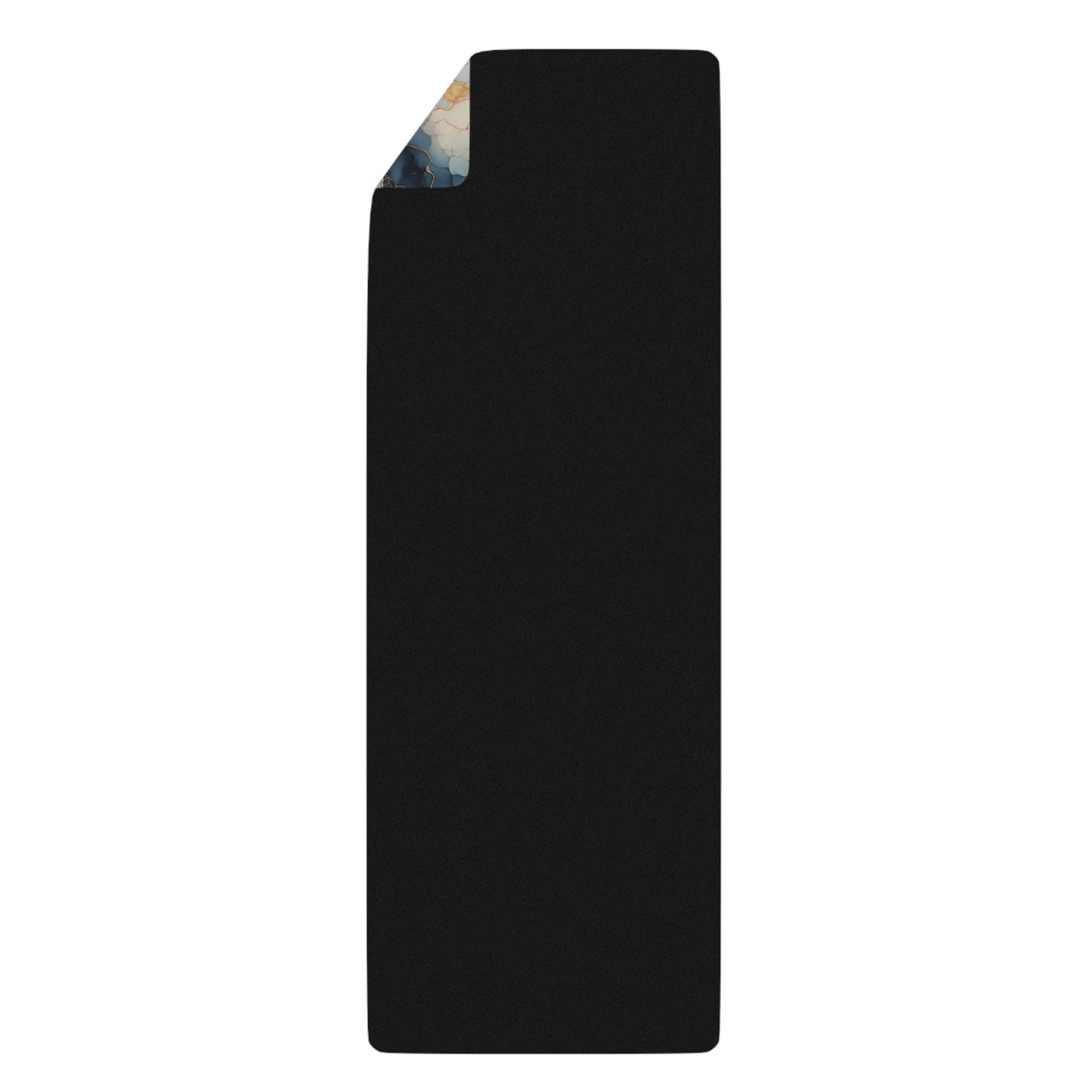 Beautiful Red, White, Blue, and Gold Watercolor 21  - Rubber Yoga Mat