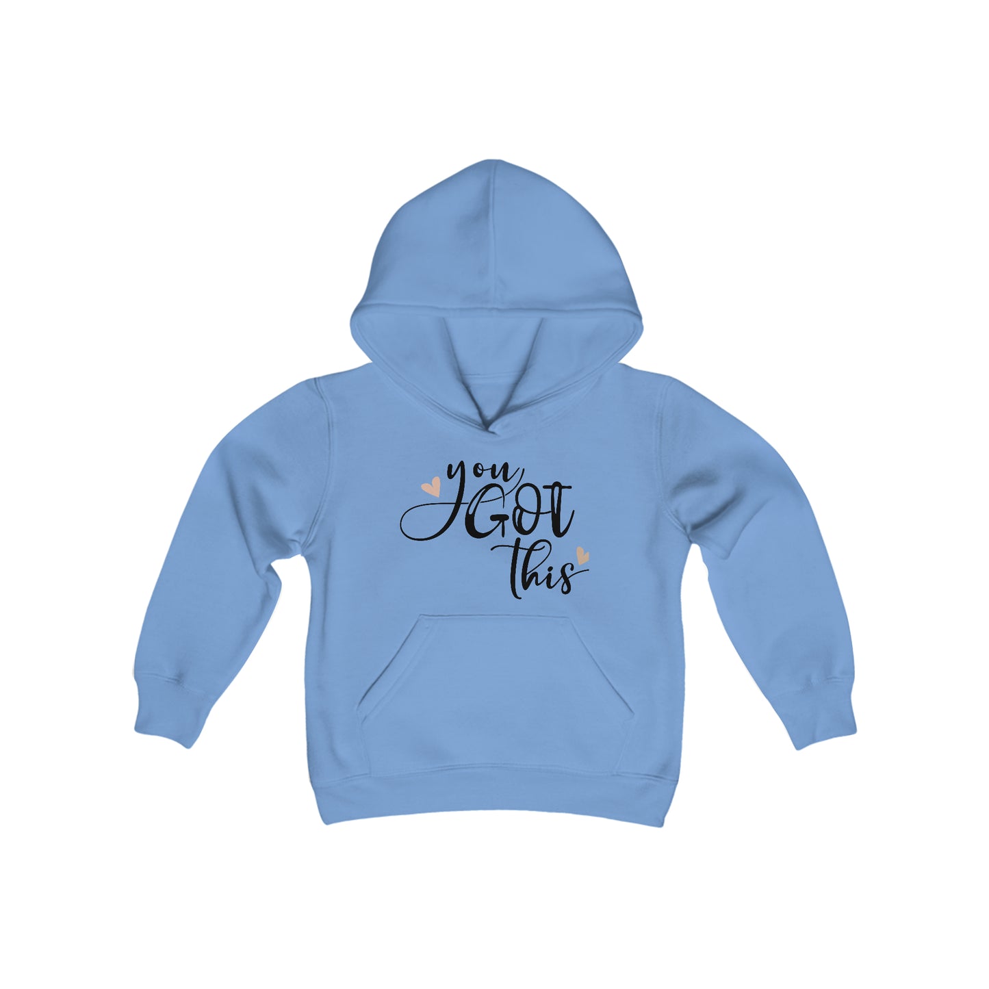 You GOT This - Self Love - Self Acceptance - Inspire - Youth Heavy Blend Hooded Sweatshirt