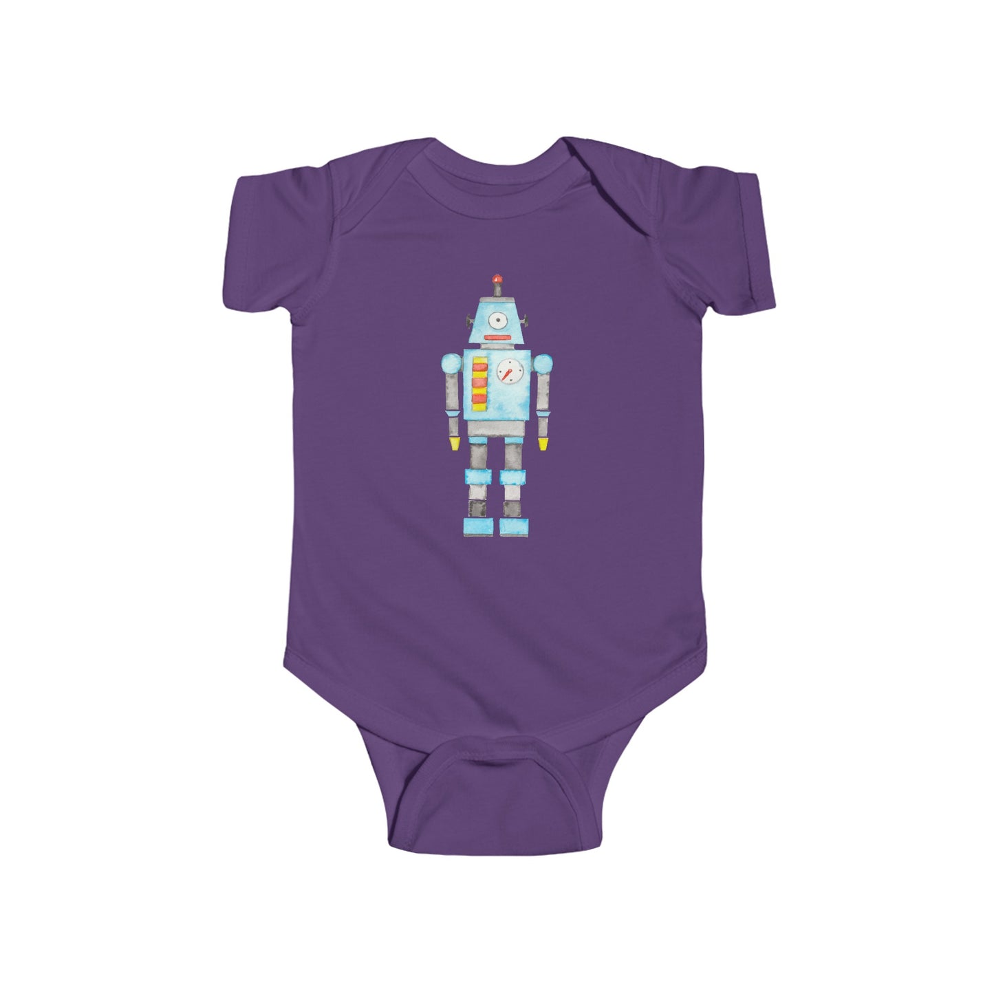 Watercolor Robot - Infant Fine Jersey Bodysuit