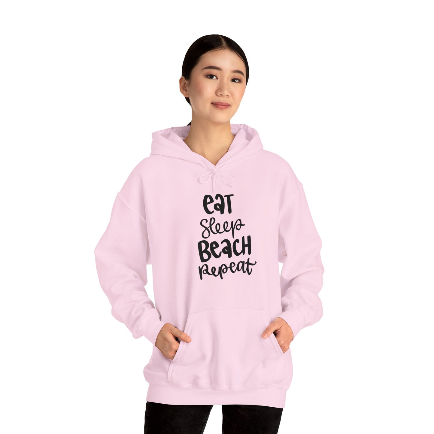 Unisex Heavy Blend Hooded Sweatshirt - Eat, Sleep, Beach, Repeat