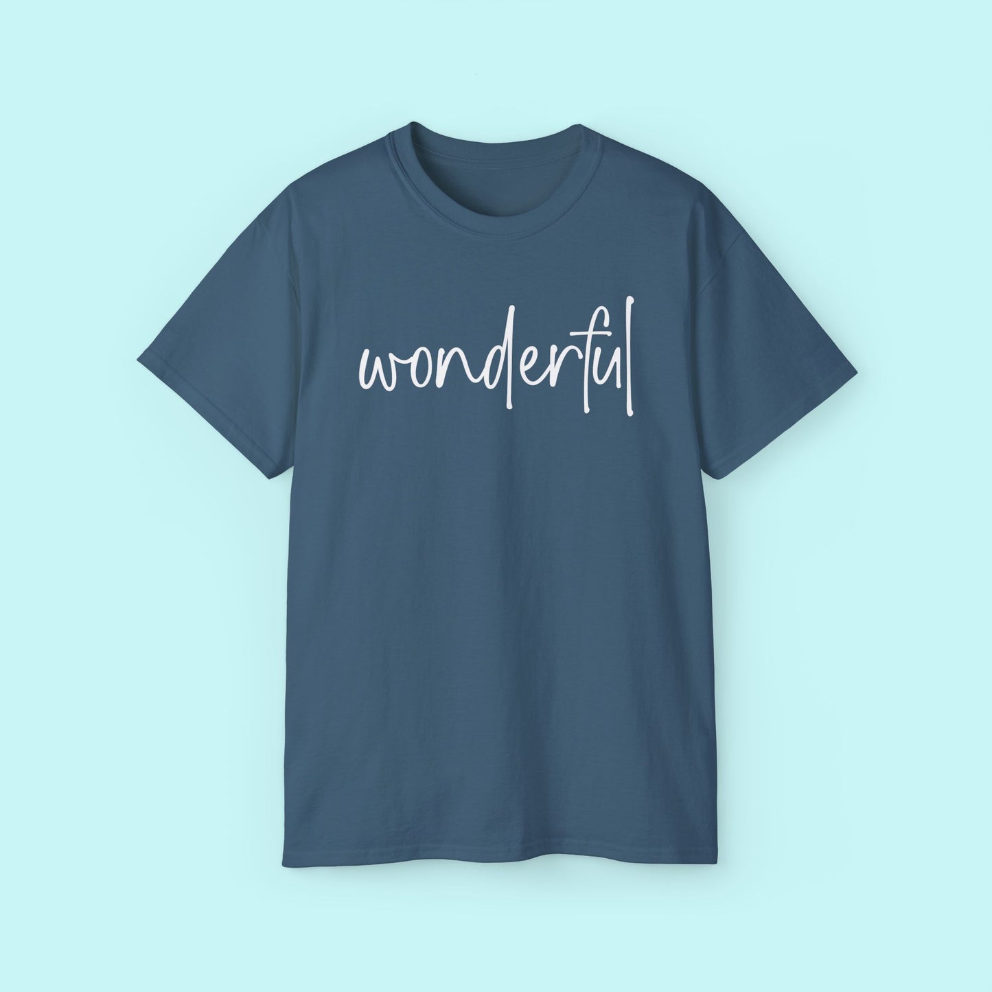 “Wonderful” Empowerment Tee - Strength & Mental Health Awareness Short Sleeve Shirt
