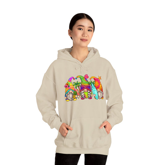 Unisex Heavy Blend Hooded Sweatshirt - Summer Gnomes