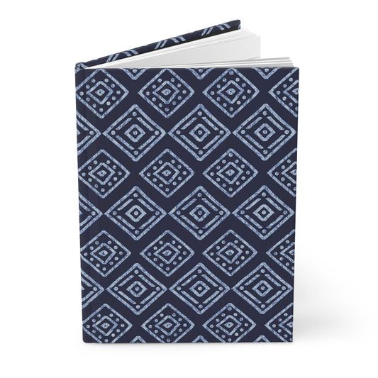Indigo Batik - Hardcover Lined Journal Matte