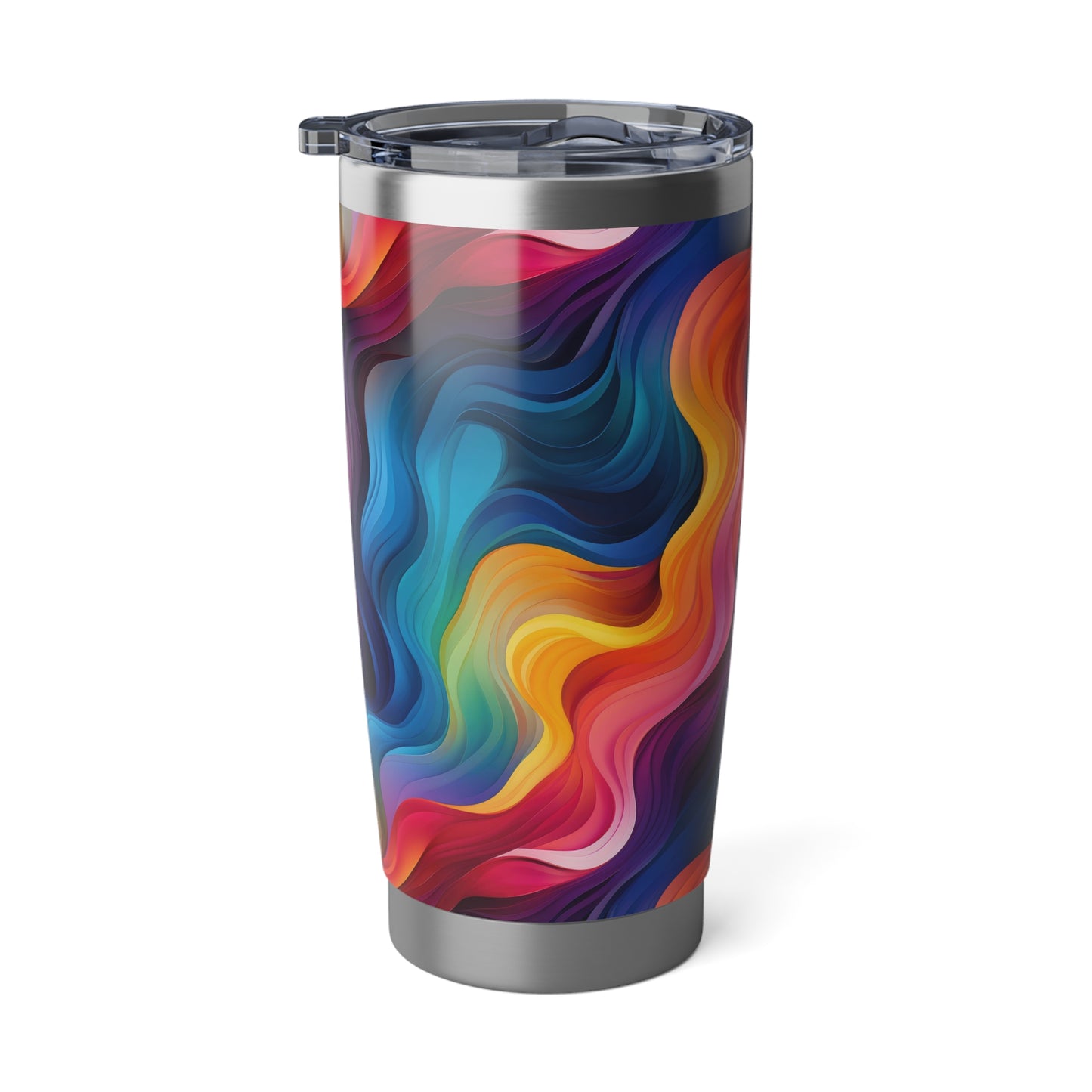 Wavy Rainbow 1.12 - Vagabond 20oz Tumbler - Stainless Steel - Double Wall