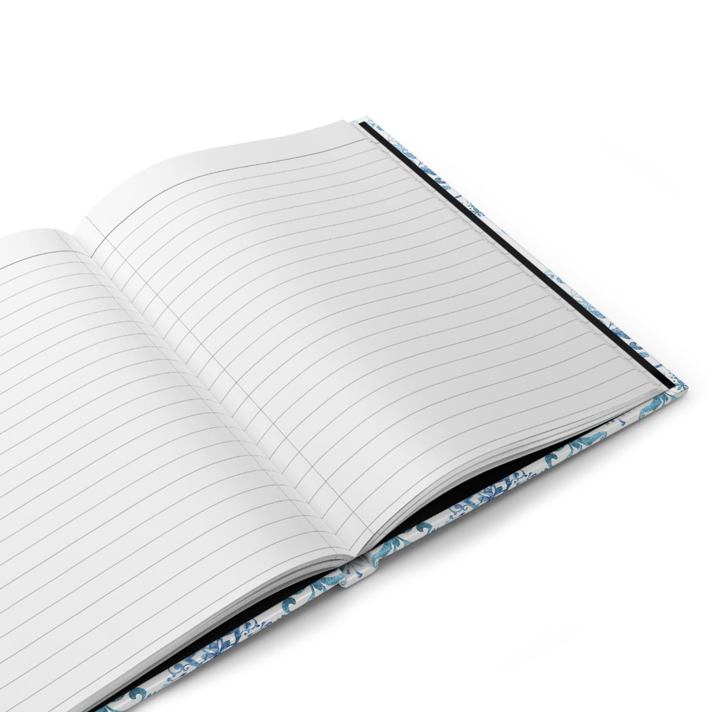 Beautiful Everyday Journaling  - Blue and White Winter Paper 11 - Hardcover Journal Matte