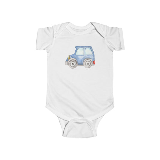 Watercolor Car - Infant Fine Jersey Bodysuit