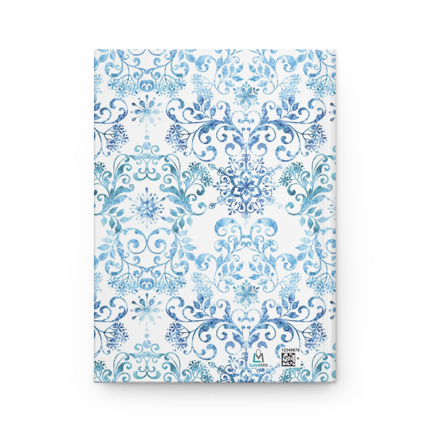 Beautiful Everyday Journaling  - Blue and White Winter Paper 11 - Hardcover Journal Matte