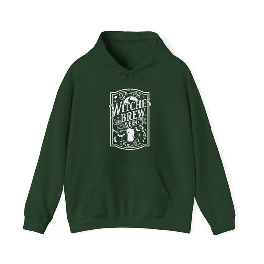Halloween - Pick Your Poison - Witches Brew Tavern - Unisex Heavy Blend Hooded Sweatshirt