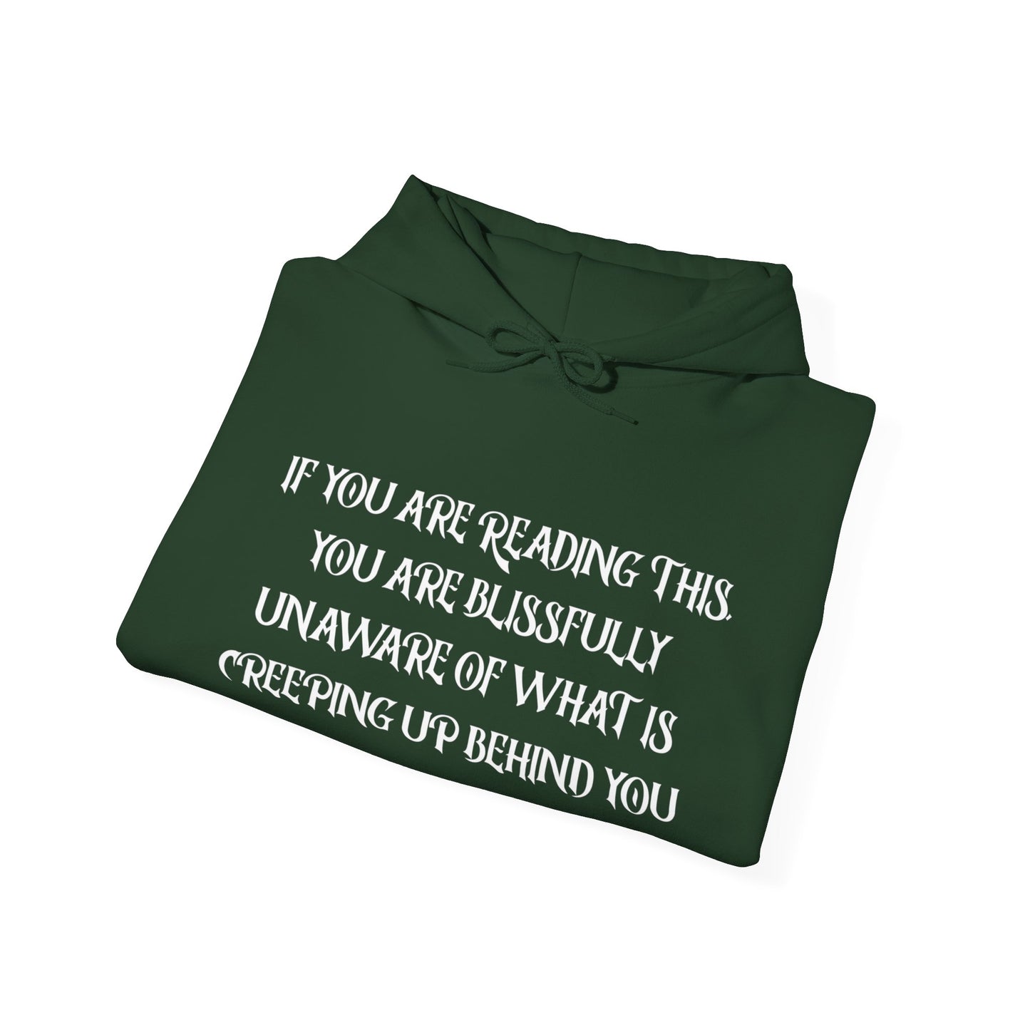 Halloween - Creeping Up Behind You - Funny - Scary - Unisex Heavy Blend Hooded Sweatshirt