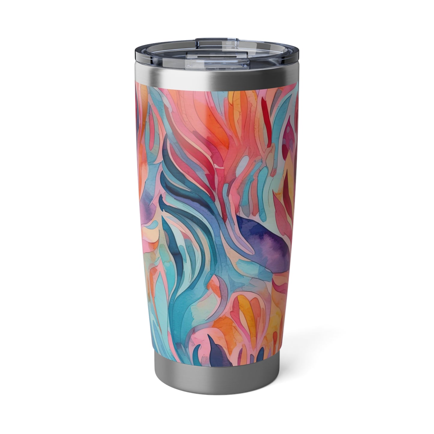 Colorful Abstract Design 1.6 - Vagabond 20oz Tumbler - Stainless Steel - Double Wall