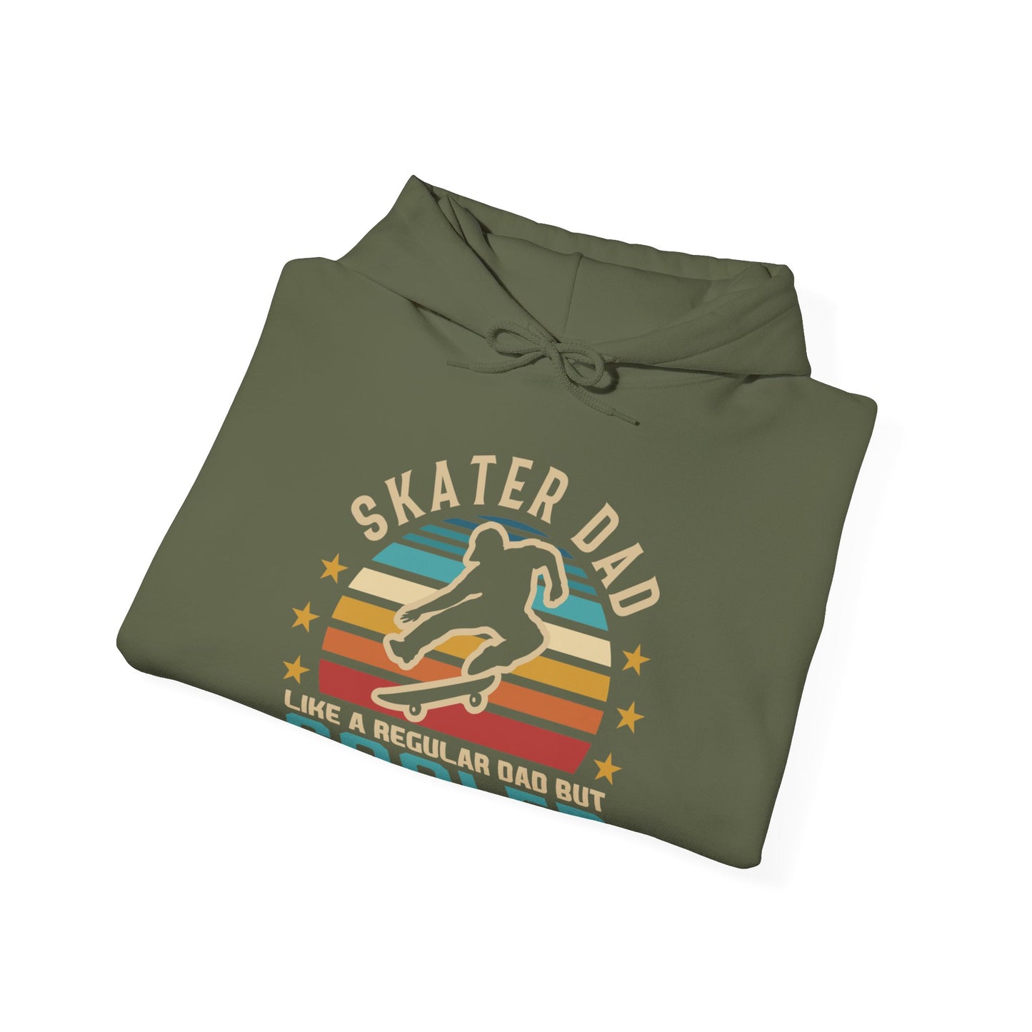 Unisex Heavy Blend Hooded Sweatshirt - Skater Dad, Like a Dad but Cooler
