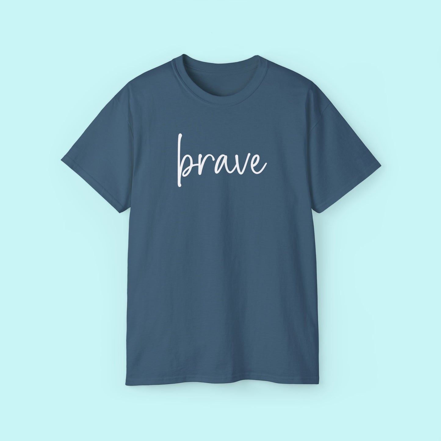 “Brave” Motivational Tee - Strength & Mental Health Awareness Short Sleeve Shirt