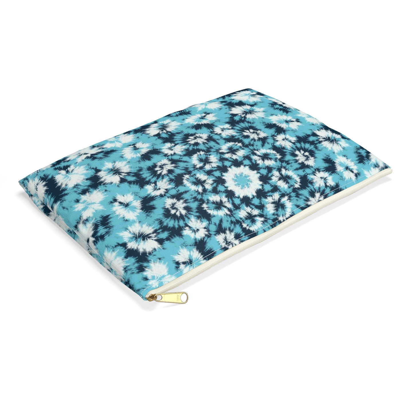 Blue Tie Dye - Accessory Pouch / Makeup Case / Travel Pouch / Pencil case / Art Case