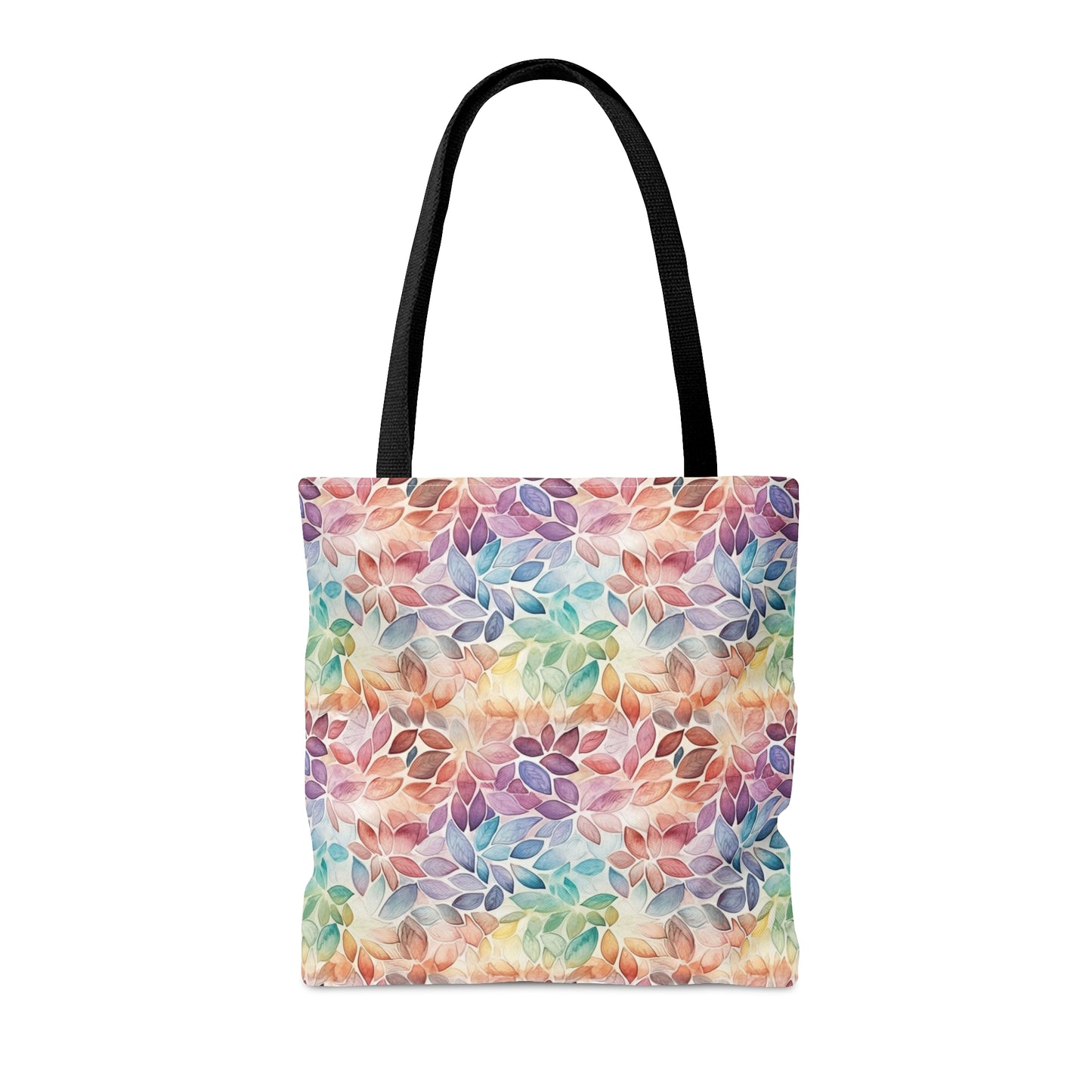 Beautiful and Unique - Watercolor Multicolor Dalia Leaves 8 - Useful, Multipurpose Bag -Tote Bag (AOP)