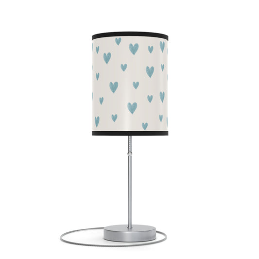 Blue Boho Rainbow Pattern 6 - Lamp on a Stand, US|CA plug