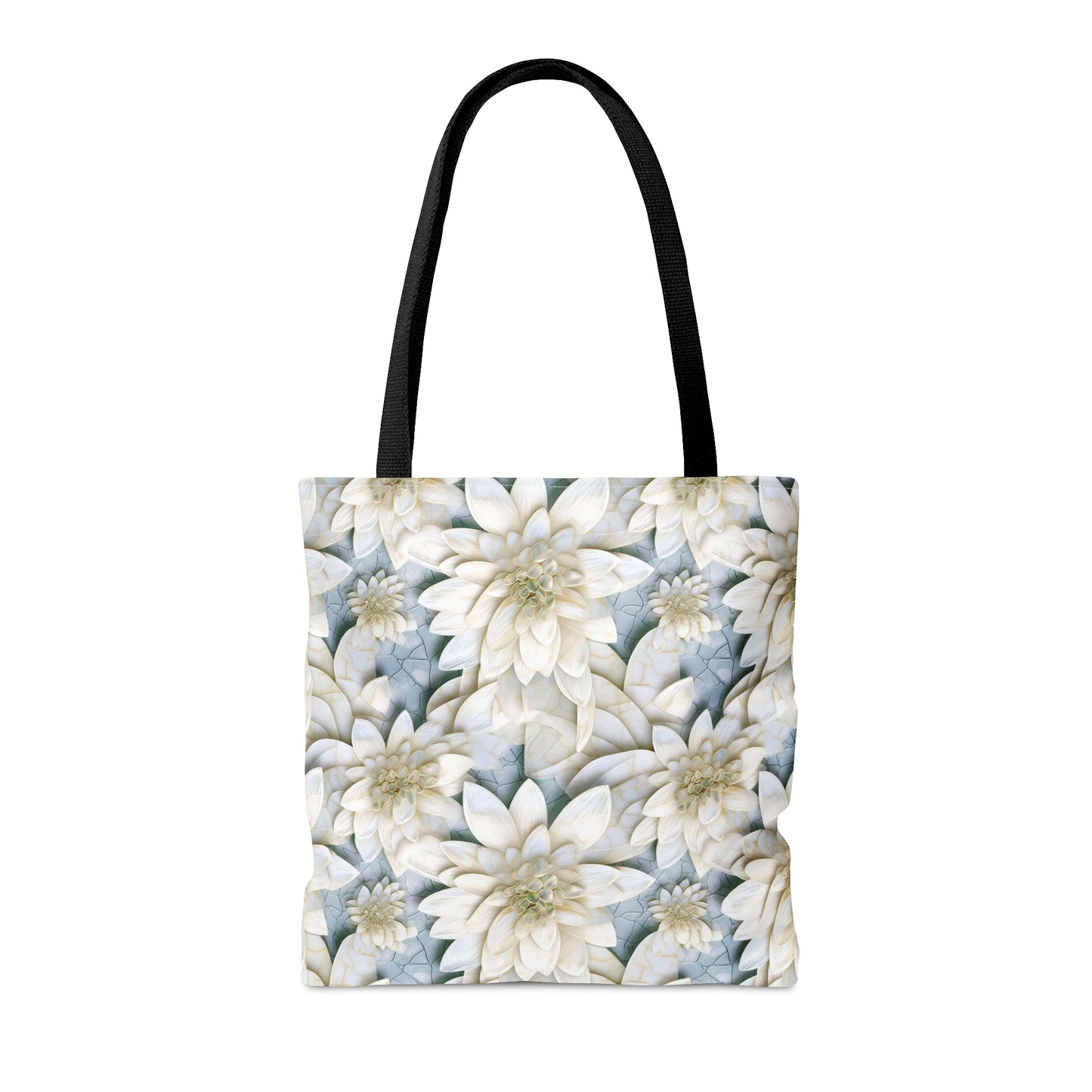 Beautiful and Unique - White Lotus Mosaic 7 - Useful, Multipurpose Bag -Tote Bag (AOP)