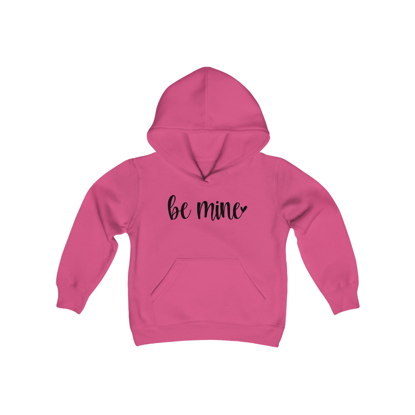 Be Mine - Heart - Youth Heavy Blend Hooded Sweatshirt