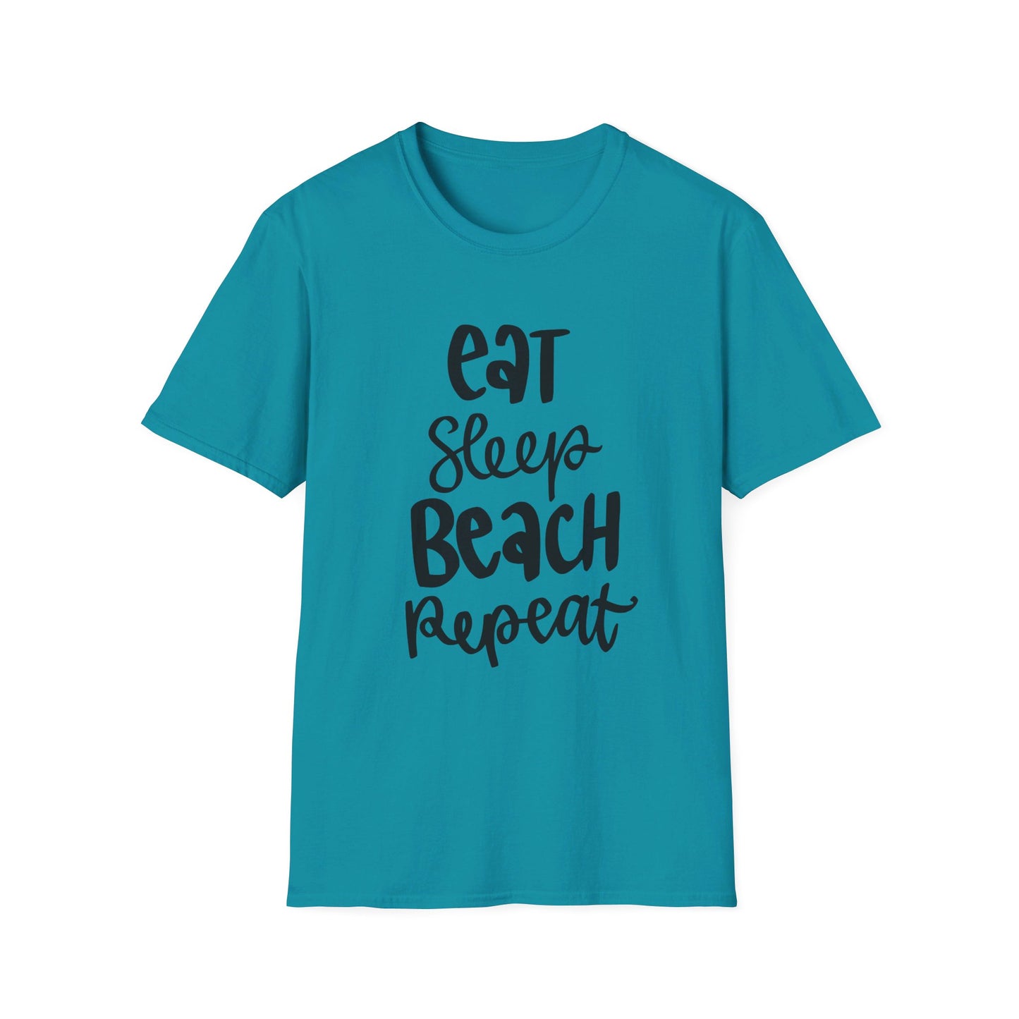 Eat, Sleep, Beach, Repeat - Unisex Softstyle T-Shirt