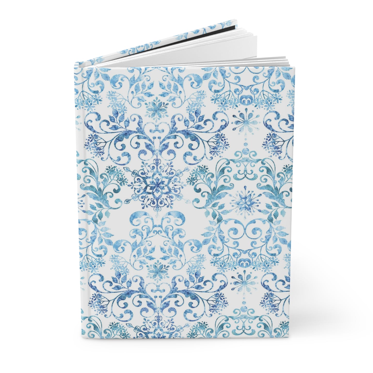 Beautiful Everyday Journaling  - Blue and White Winter Paper 11 - Hardcover Journal Matte