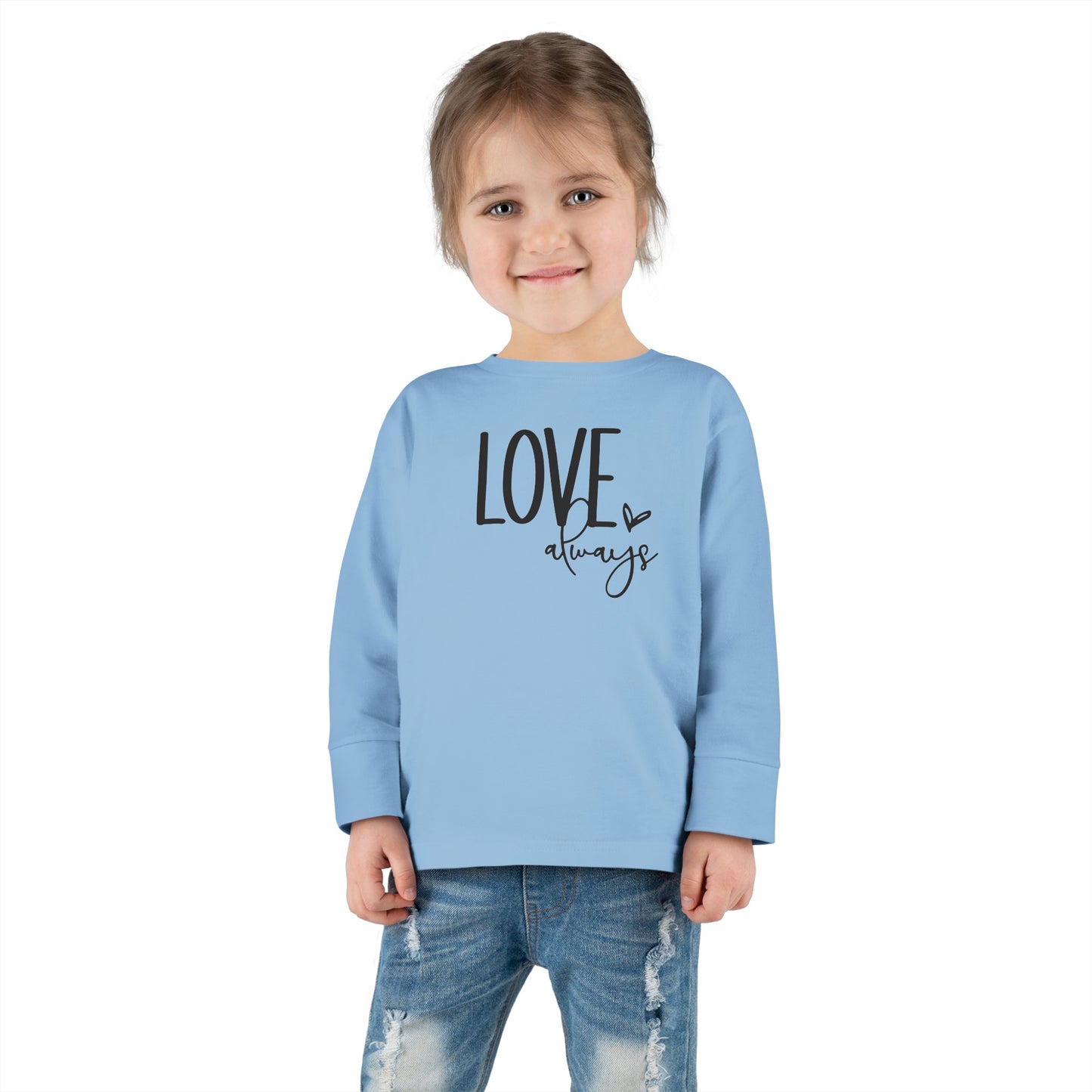 LOVE Always - Heart - Toddler Long Sleeve Tee