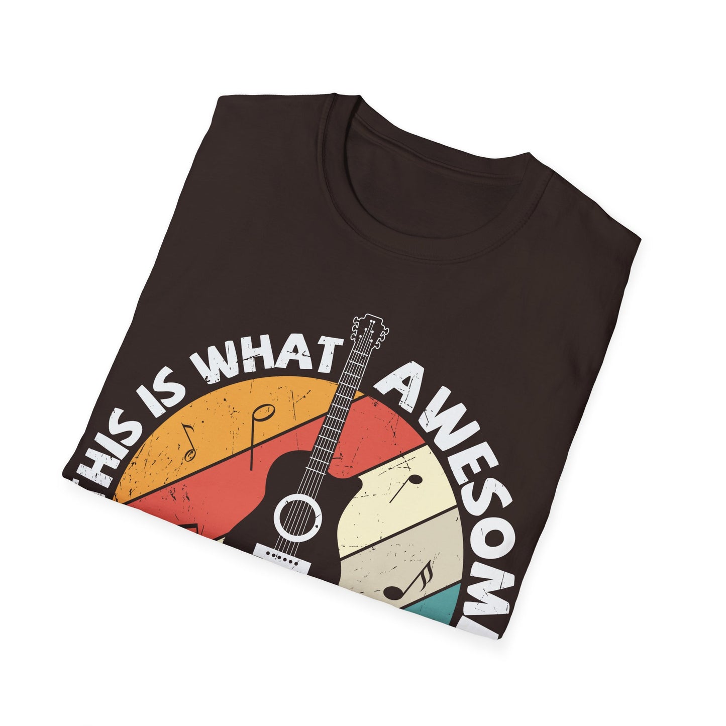 This is What Awesome Guitar Player Looks Like - Unisex Softstyle T-Shirt