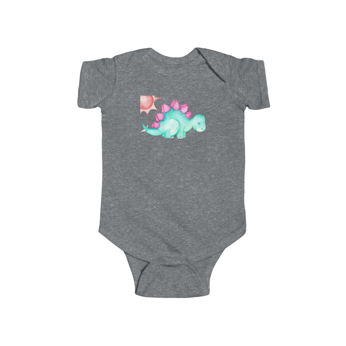 Stegosaurus Dinosaur - Infant Fine Jersey Bodysuit