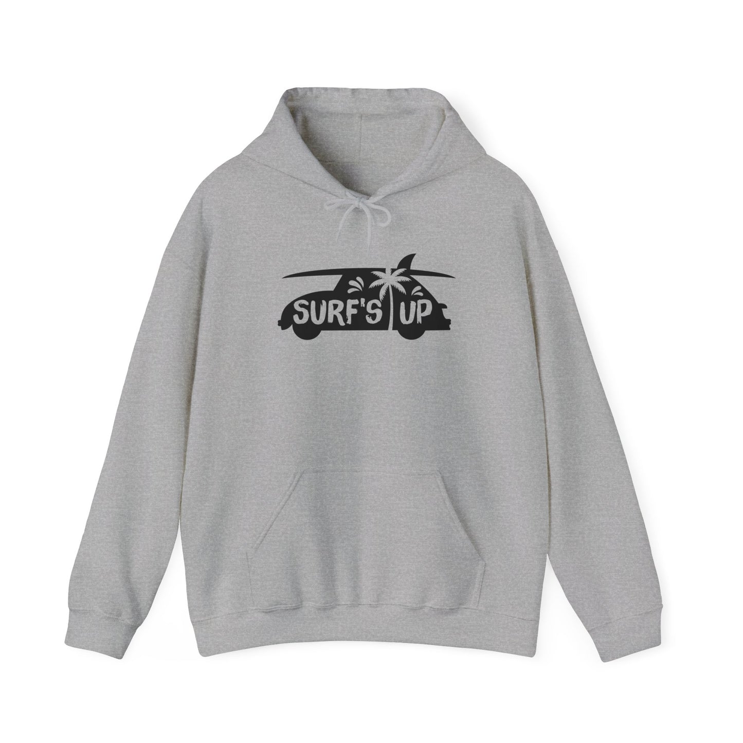 Unisex Heavy Blend Hooded Sweatshirt - Surf's Up Silhouette