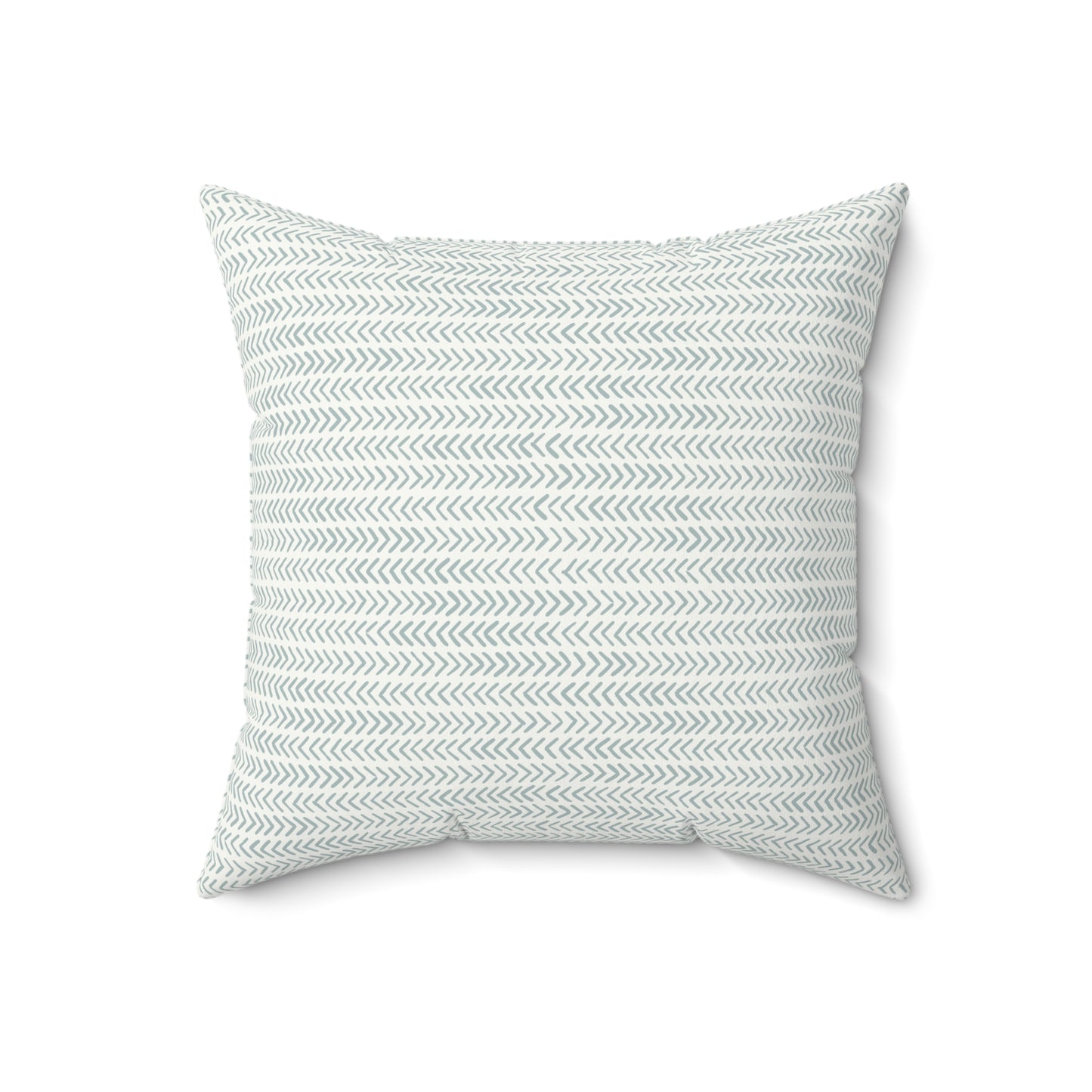 Boho Sage Pattern 10 - Faux Suede Square Pillow