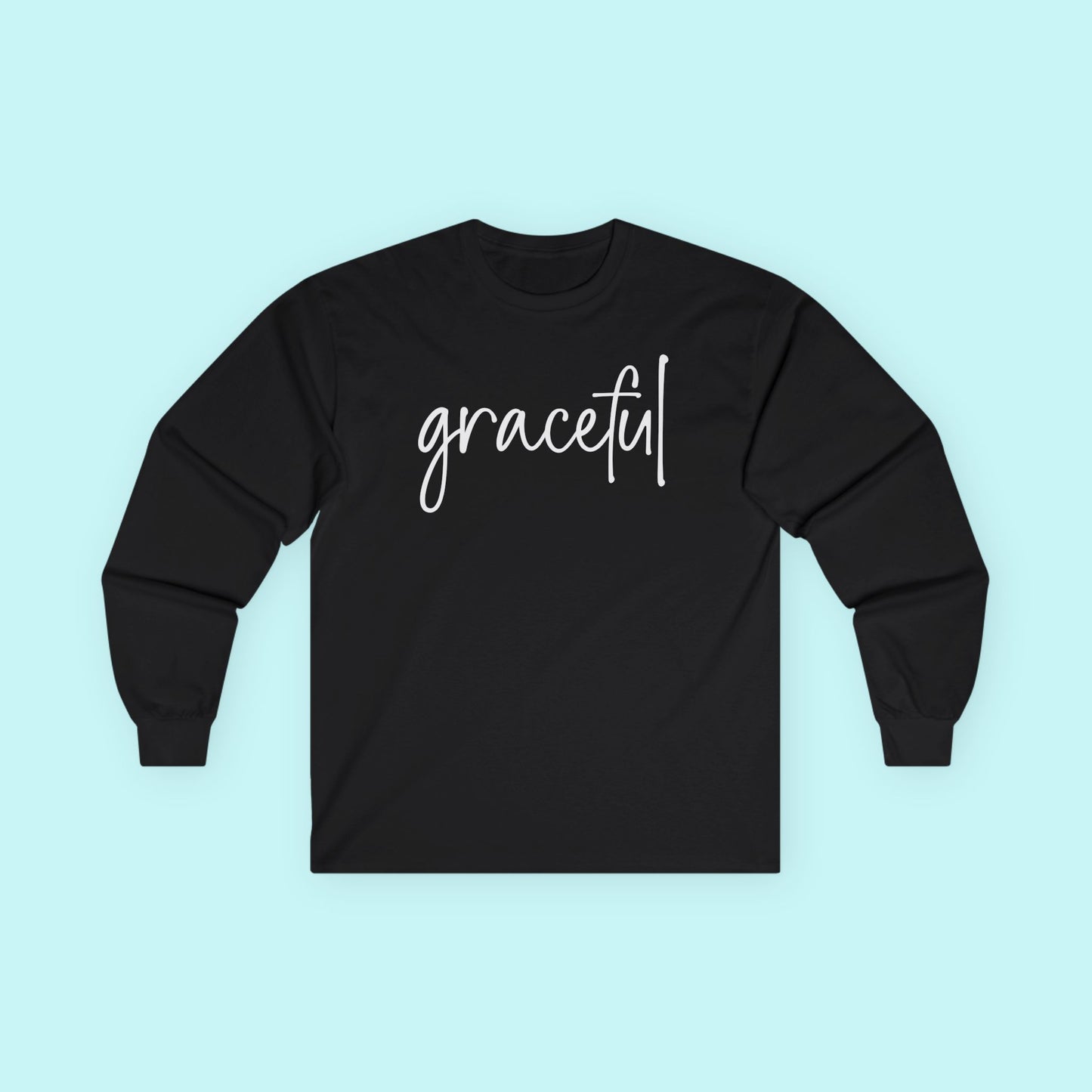 “Graceful” Healing Journey T-Shirt - Softness, Surrender & Self-Love Long Sleeve Tee