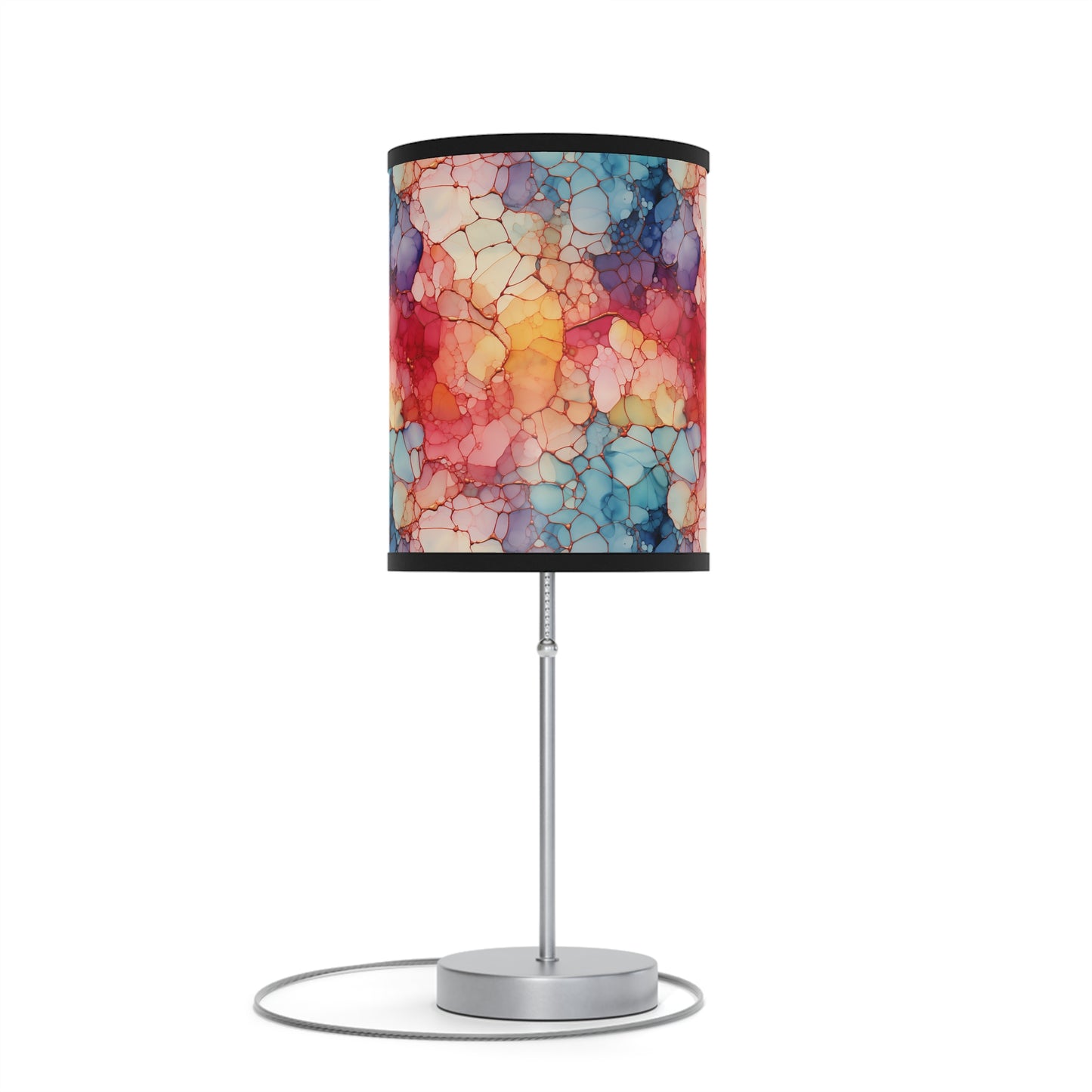 Beautiful Multi Watercolor 7 - Abstract Rainbow - Lamp on a Stand, US|CA plug