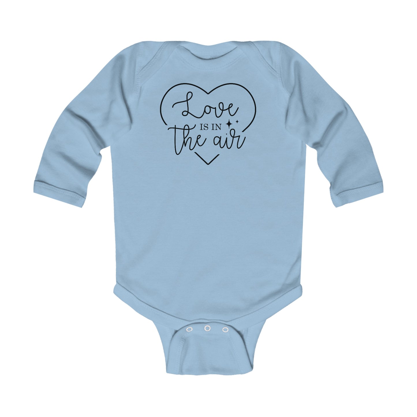 Love is in the Air - Heart - Infant Long Sleeve Bodysuit
