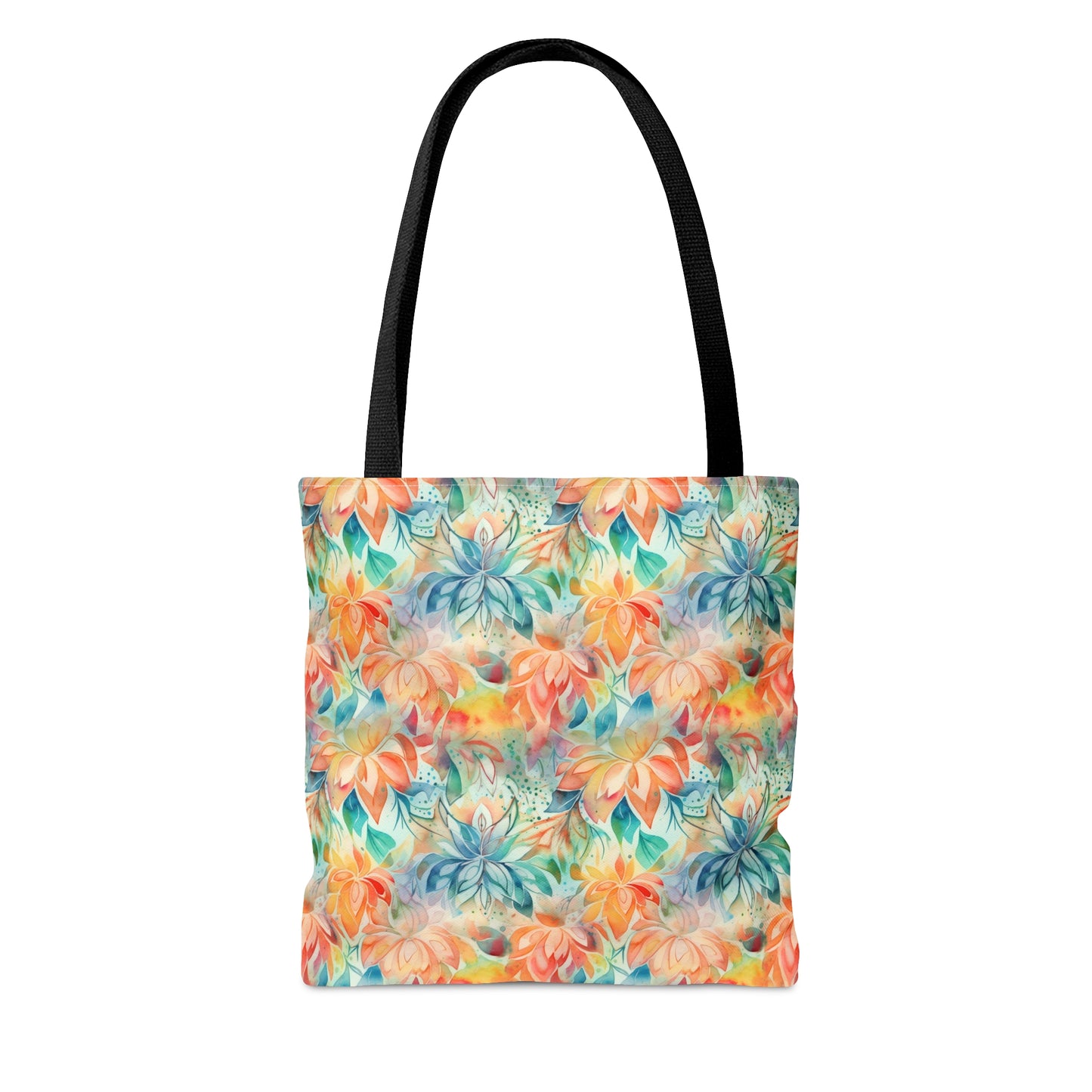 Beautiful and Unique - Watercolor Multicolor Flowers 9 - Useful, Multipurpose Bag -Tote Bag (AOP)
